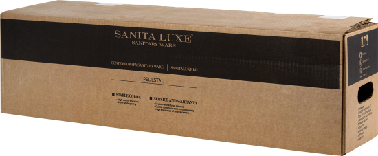 Пьедестал для раковины Sanita Luxe Art, напольный, 19x64.5 см, фарфор