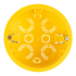 Коробка распределительная круглая Systeme Electric 80x45 мм цвет жёлтый