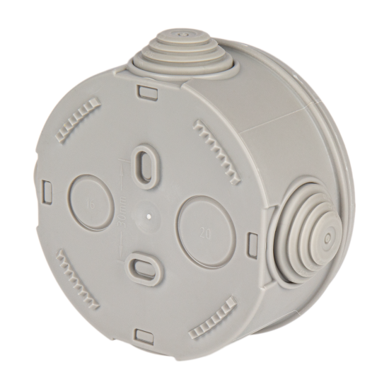 Распределительная коробка открытая Systeme Electric D80x40 мм 4 ввода IP55 цвет серый