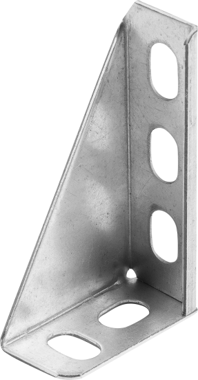 Кронштейн мебельный серый 100x30x2