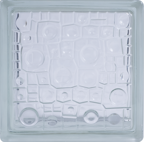 Стеклоблок Богема Губка бесцветный