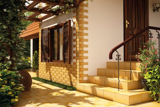 Плитка клинкерная Cerrad Rustico светло-оранжевый 0.5 м²