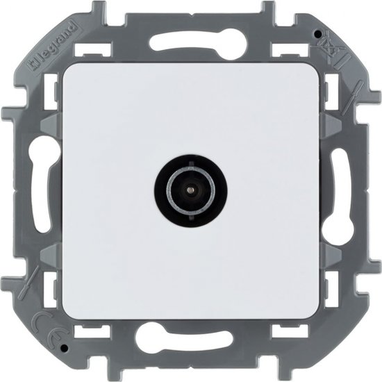 Проходная розетка TV Legrand INSPIRIA