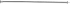 Опора под поручень Стамет 1030 мм цвет хром
