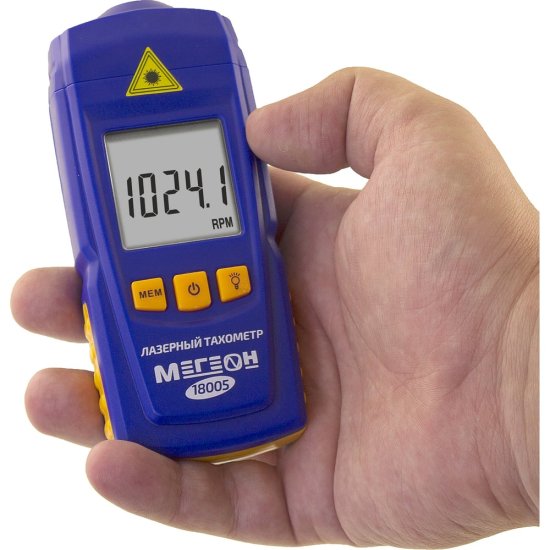 Бесконтактный лазерный тахометр МЕГЕОН 18005