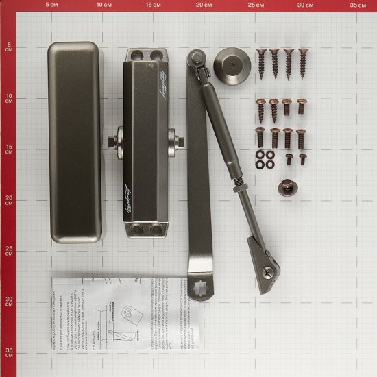 Доводчик дверной Lavelly (25-45 кг) бронза