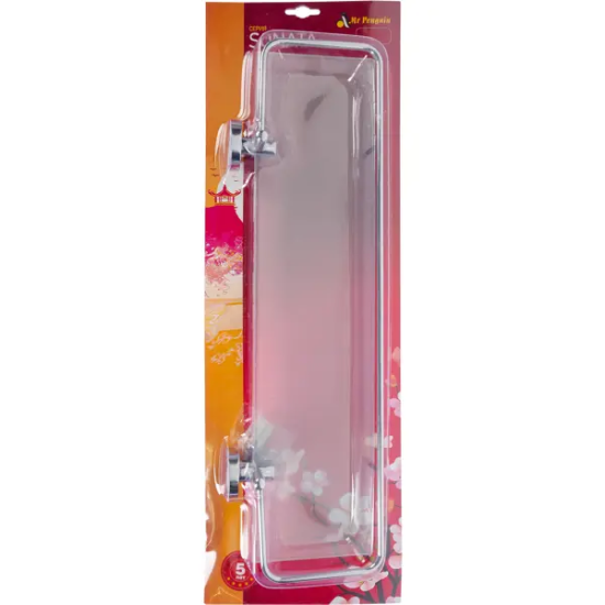 Полка для ванной комнаты Mr Penguin «Sonata» 50 см стекло