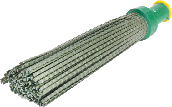 Метла садовая №4 круглая без черенка