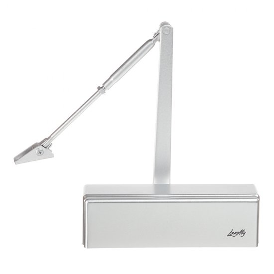 Доводчик дверной Lavelly (65-85 кг) серебро