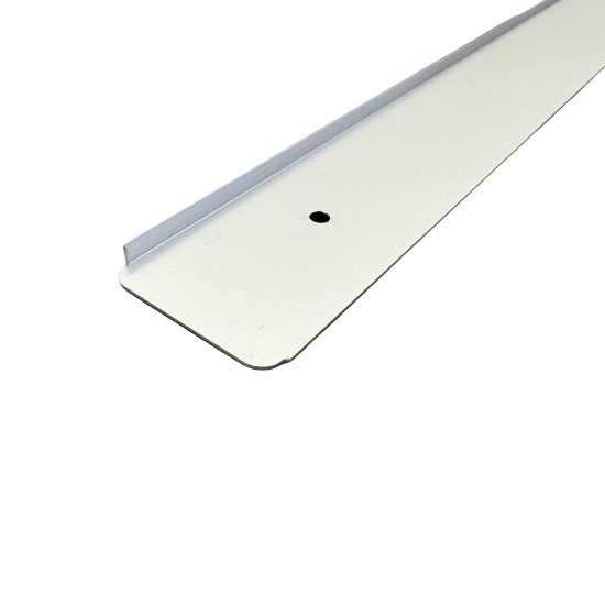 Планка торцевая U-образная R3 62.5x3.8 см для столешницы 3.8 см цвет матовый хром