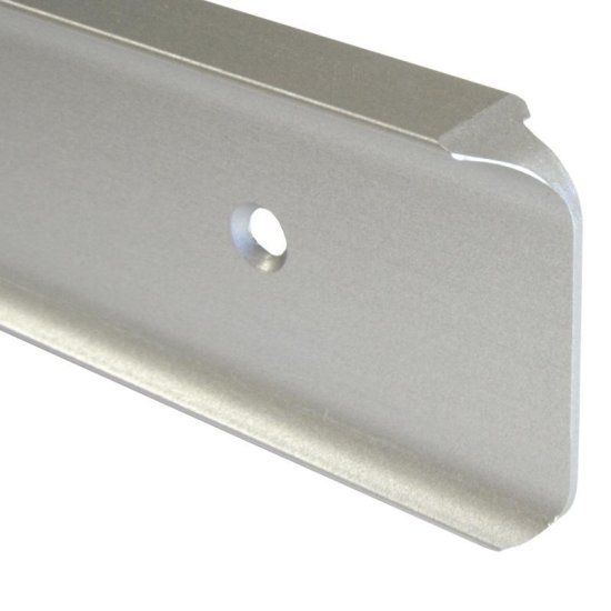 Планка угловая U-образная R3 60x3.8 см для столешницы 3.8 см цвет матовый хром