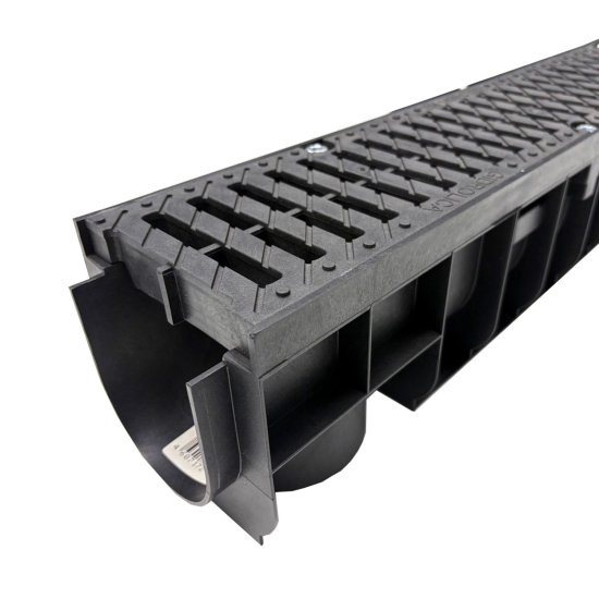 Канал пластиковый с полиамидной решёткой 1000x145x150 мм
