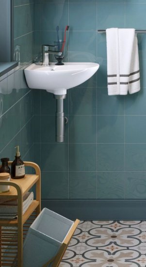 Мини-раковина угловая Sanita Веер VERSAWB01