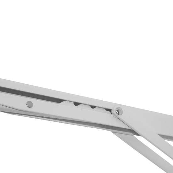 Кронштейн для полки Larvij складной 40x27 см нагрузка до 30 кг металл цвет белый