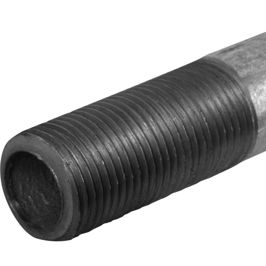 Труба с наружной резьбой d 15 мм L 2 м оцинкованная сталь