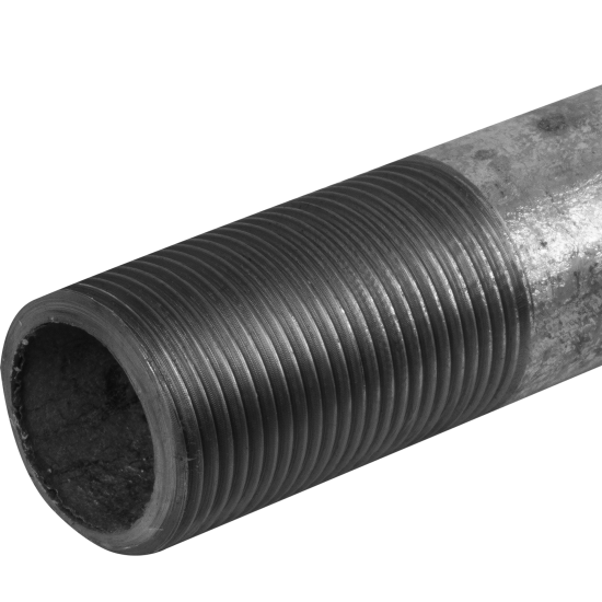 Труба с наружной резьбой d 25 мм L 2 м оцинкованная сталь