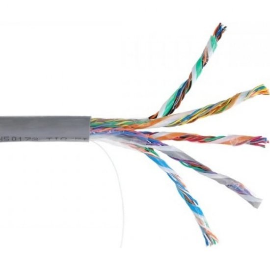 Кабель U/UTP NETLAN EC-UU025-5-PVC-GY-3