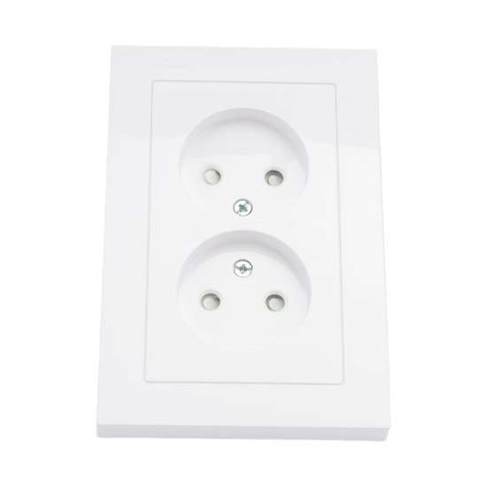 Двойная розетка Systeme Electric AtlasDesign
