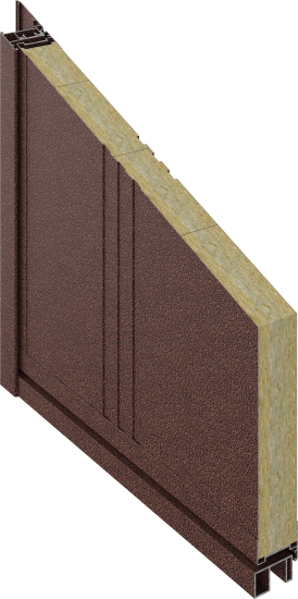 Дверь входная металлическая Doorhan Эко 98x205 см правая цвет антик медь