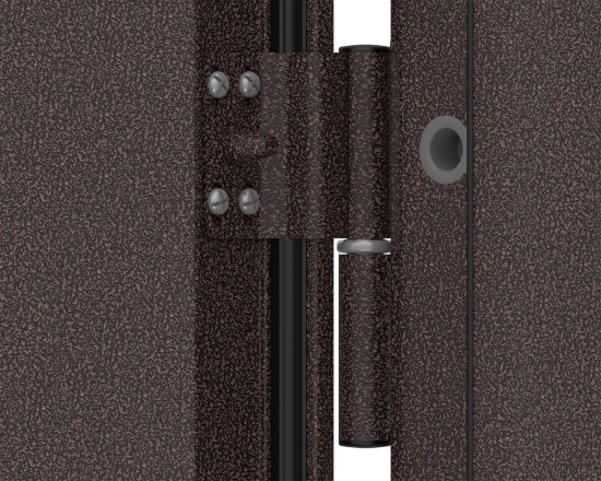 Дверь входная металлическая Doorhan Эко 98x205 см правая цвет антик медь