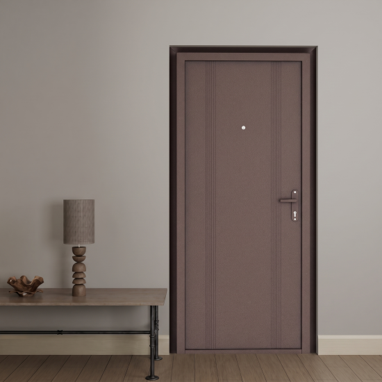 Дверь входная металлическая Doorhan Эко 98x205 см правая цвет антик медь
