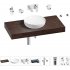 Комплект мебели для ванной комнаты с раковиной Wellsee Genuine Tree