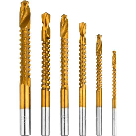 Набор сверл фрезеровальных vertextools 0987-3-8