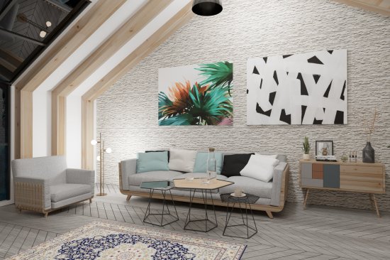 Камень искусственный Monte Alba Дорсет Лэнд белый 0.33м²