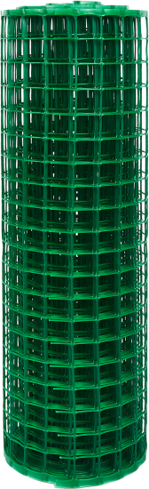 Решетка садовая 50x500 см размер ячейки 24x24 мм, цвет зеленый