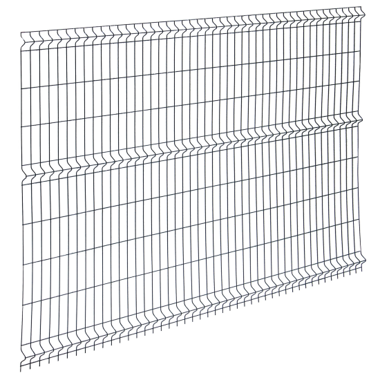 3D панель для забора Grand Line Light 2.5x1.73 м оцинкованный зеленый RAL 6005