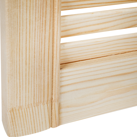 Дверка жалюзийная 1205x594x20 мм хвоя сорт А