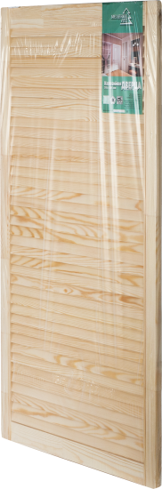 Дверка жалюзийная 1205x594x20 мм хвоя сорт А