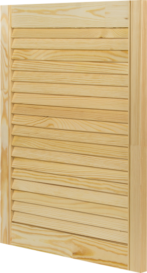 Дверка жалюзийная 605x494x20 мм хвоя сорт А
