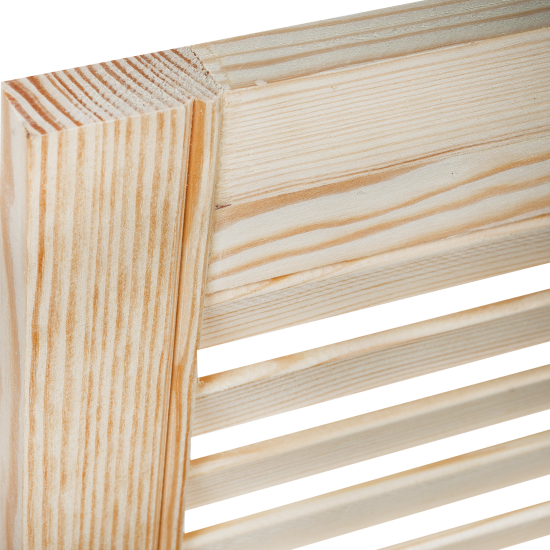 Дверка жалюзийная 1205x494x20 мм хвоя сорт А