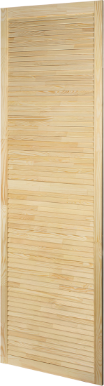 Дверка жалюзийная 1995x594x20 мм хвоя сорт А