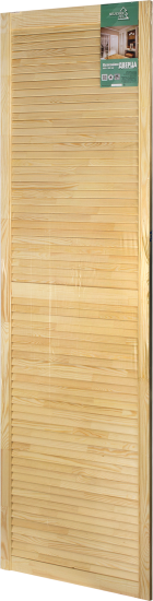 Дверка жалюзийная 1995x594x20 мм хвоя сорт А