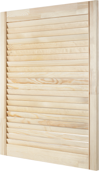 Дверка жалюзийная 715x594x20 мм хвоя сорт А