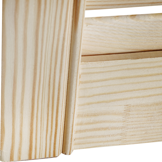 Дверка жалюзийная 715x594x20 мм хвоя сорт А