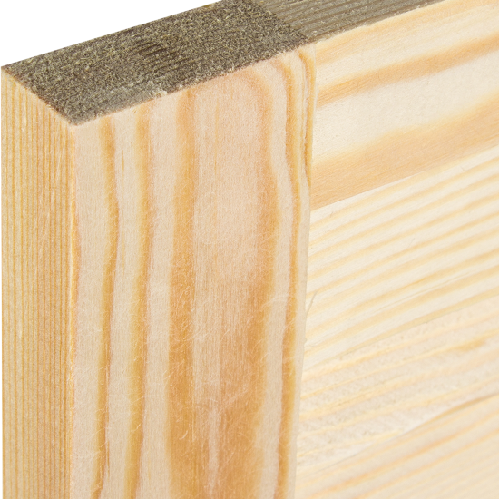 Дверка жалюзийная 605x394x20 мм хвоя сорт А