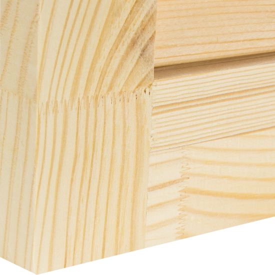 Дверка жалюзийная 605x394x20 мм хвоя сорт А