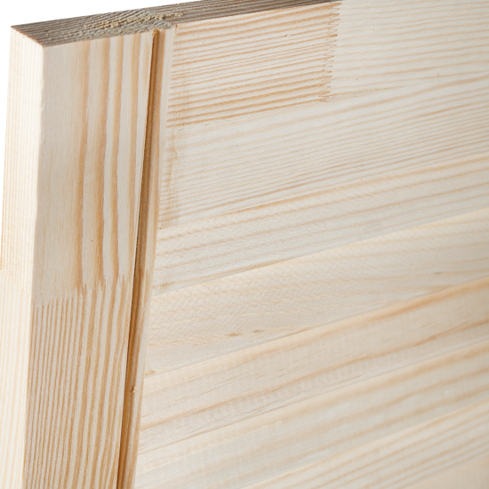 Дверка жалюзийная 715x394x20 мм хвоя сорт А