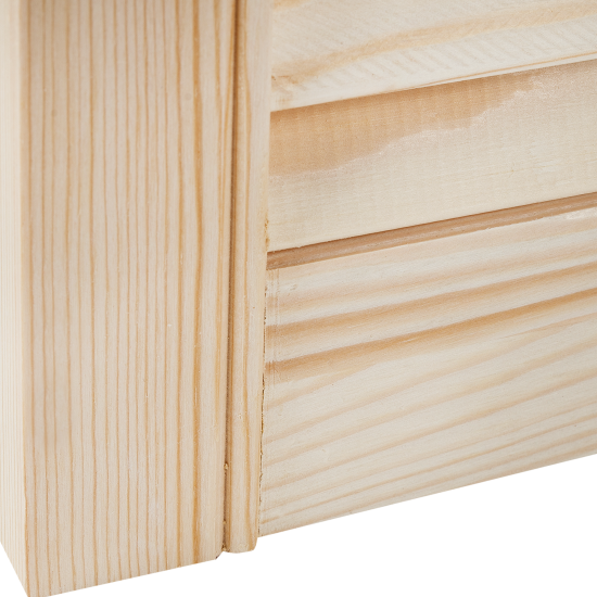 Дверка жалюзийная 715x394x20 мм хвоя сорт А