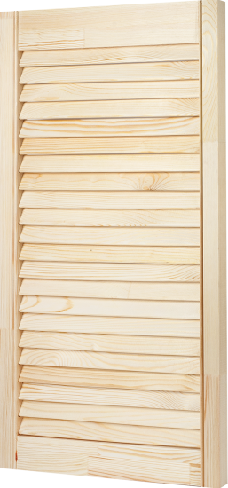 Дверка жалюзийная 715x494x20 мм хвоя сорт А