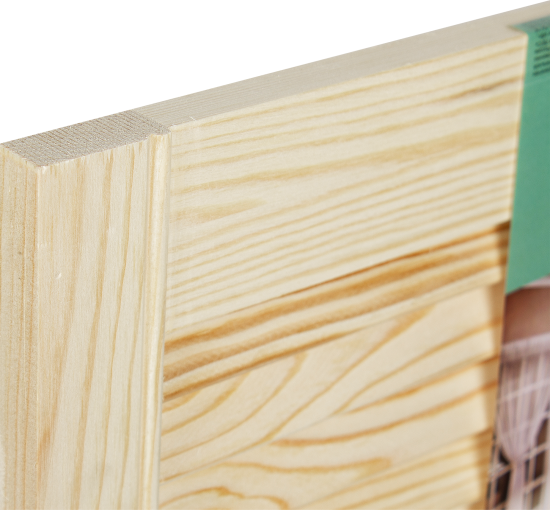 Дверка жалюзийная 467x394x20 мм хвоя сорт А