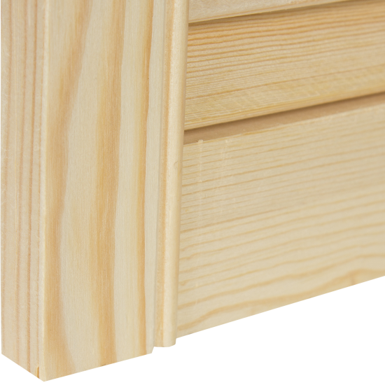 Дверка жалюзийная 850x494x20 мм хвоя сорт А