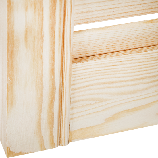 Дверка жалюзийная 1205x394x20 мм хвоя сорт А