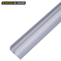 Планка для стеновой панели угловая 60x1.7x0.4 см алюминий