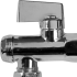 Кран угловой Valtec для подключения смесителя 1/2x3/8 хромированный VT.282.N.0410