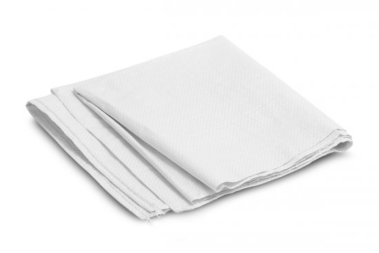 Мешки для строительного мусора 70 л 55x95 см полипропилен 135 мкм белый 10шт.