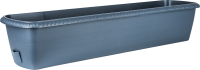 Ящик балконный Жардин 80x20x15.5 см v24 л пластик серый